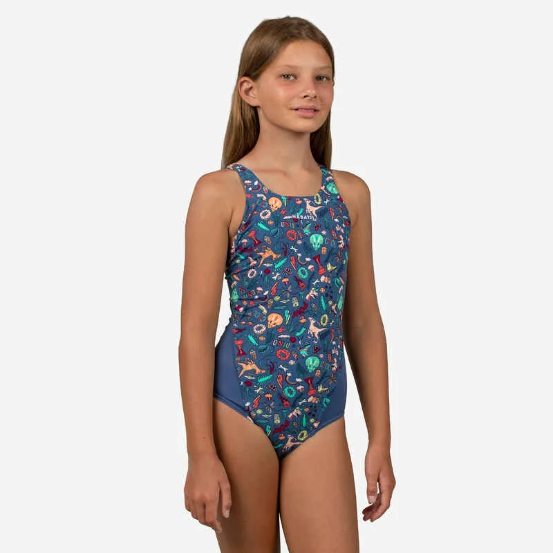 Maillot De Bain Une Pièce De Natation Fille Kamiye Print Fire Noir / Jaune 9 Maillot De Bain Une Pièce De Natation Fille Kamiye Print Fire Noir / Jaune – Image 7