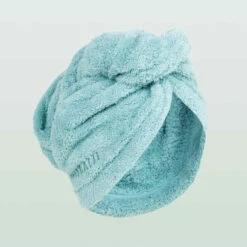 Serviette De Bain Microfibre Douce Pour Cheveux Bleu -ProSportif Boutique 8797431