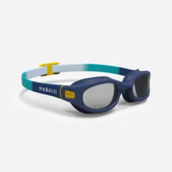 Lunettes De Natation 100 Soft - Taille S - Verres Clairs - Bleu Jaune -ProSportif Boutique 8797656