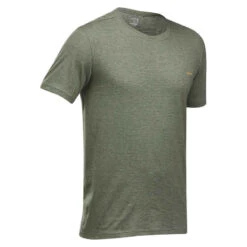 Quechua T-shirt NH500 Fresh Rec Khaki Men 19 Quechua T-shirt NH500 Fresh Rec Khaki Men -ProSportif Boutique 8810404