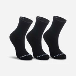 Artengo CHAUSSETTES DE SPORT HAUTES RS 100 BLANCHE LOT DE 3 -ProSportif Boutique 962376