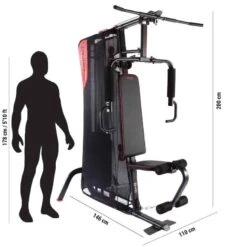 Appareil à Charge Guidée Home Gym Compact Musculation -ProSportif Boutique appareil a charge guidee home gym compact musculation 6