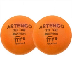 Artengo BALLE DE TENNIS EN MOUSSE TB100*2 9cm ORANGE