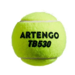 Artengo BALLES DE TENNIS TB530 *4 JAUNE -ProSportif Boutique balles de tennis tb530 4 jaune 3
