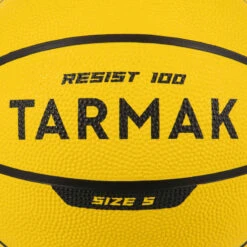 Ballon De Basket R100 De Taille 5 Jaune Jusqu'à 10 Ans Pour Débuter. -ProSportif Boutique ballon de basket r100 de taille 5 jaune jusqu a 10 ans pour debuter 2