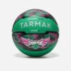 Ballon De Basketball Taille 6 - R500 Vert Violet -ProSportif Boutique ballon de basket r500 taille 6 jaune pour fille garcon et femme pour debuter