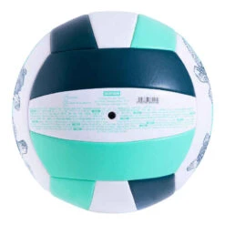 Ballon De Beach Volley 100 Classic Cousu Taille 5 Vert Tortue -ProSportif Boutique ballon de beach volley bvbs100 bleu et jaune 3