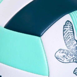 Ballon De Beach Volley 100 Classic Cousu Taille 5 Vert Tortue -ProSportif Boutique ballon de beach volley bvbs100 bleu et jaune 4