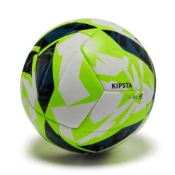 Kipsta Ballon De Football Thermocollé FIFA QUALITY PRO F900 Taille 5 Blanc Jaune