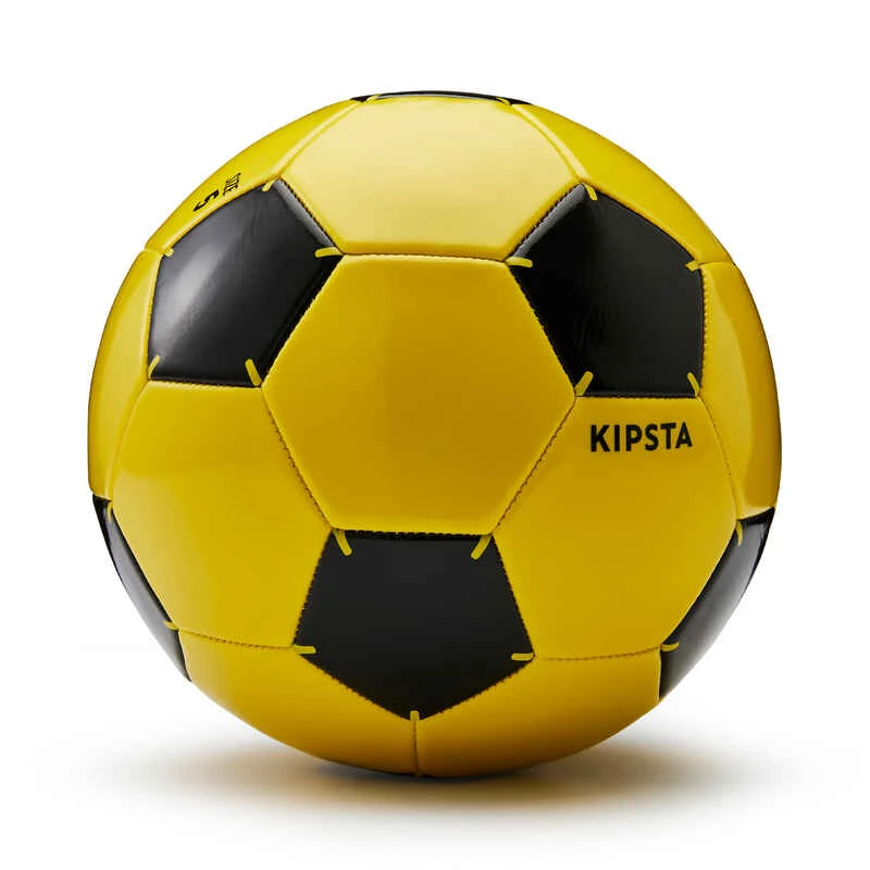 Kipsta Ballon De Football First Kick Taille 5 (joueurs De 12 Ans Et Plus) Jaune 4 Kipsta Ballon De Football First Kick Taille 5 (joueurs De 12 Ans Et Plus) Jaune – Image 2