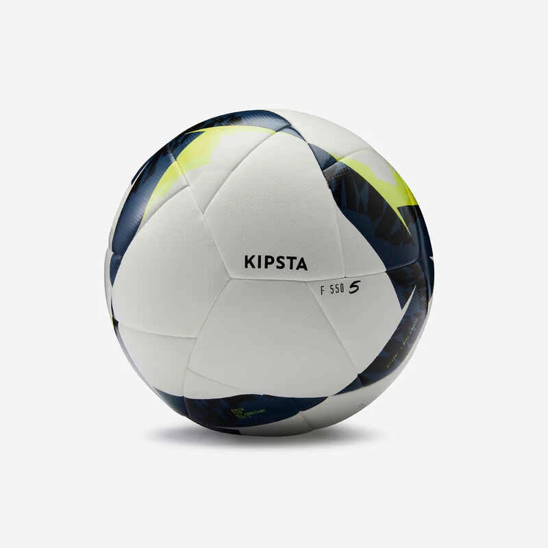 Kipsta Ballon De Football Hybride FIFA BASIC F550 Taille 5 Blanc Jaune 3 Kipsta Ballon De Football Hybride FIFA BASIC F550 Taille 5 Blanc Jaune