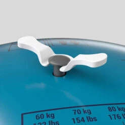 BALLON DE GYM RÉSISTANT - TAILLE 1 / 55 Cm - FITNESS - BLEU -ProSportif Boutique ballon de gym resistant fitness taille 1 55 cm turquoise 1