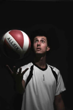 Ballon De Volley-ball V900 Blanc/rouge -ProSportif Boutique ballon de volley ball fivb v900 blancslashrouge 3