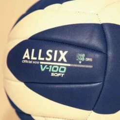 BALLON DE VOLLEY-BALL V100 SOFT 260-280G BLEU/BLANC A PARTIR DE 15 ANS 9 BALLON DE VOLLEY-BALL V100 SOFT 260-280G BLEU/BLANC A PARTIR DE 15 ANS -ProSportif Boutique ballon de volley ball v100 soft 200 220g jaune et bleu pour les 6 9 ans 3