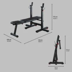 Devant -ProSportif Boutique banc developpe couche incline pliable 1