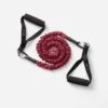 BANDE ELASTIQUE TONE TUBE AVEC POIGNEES 5KG/10Llbs MOYENNE RESISTANCE BORDEAUX