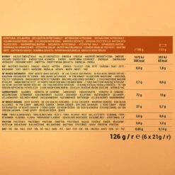 Decathlon BARRE ENERGETIQUE AUX CEREALES CHOCOLAT/CARAMEL 6X21G -ProSportif Boutique barre energetique aux cereales bananeslashtalon chocolat 6x21g 2