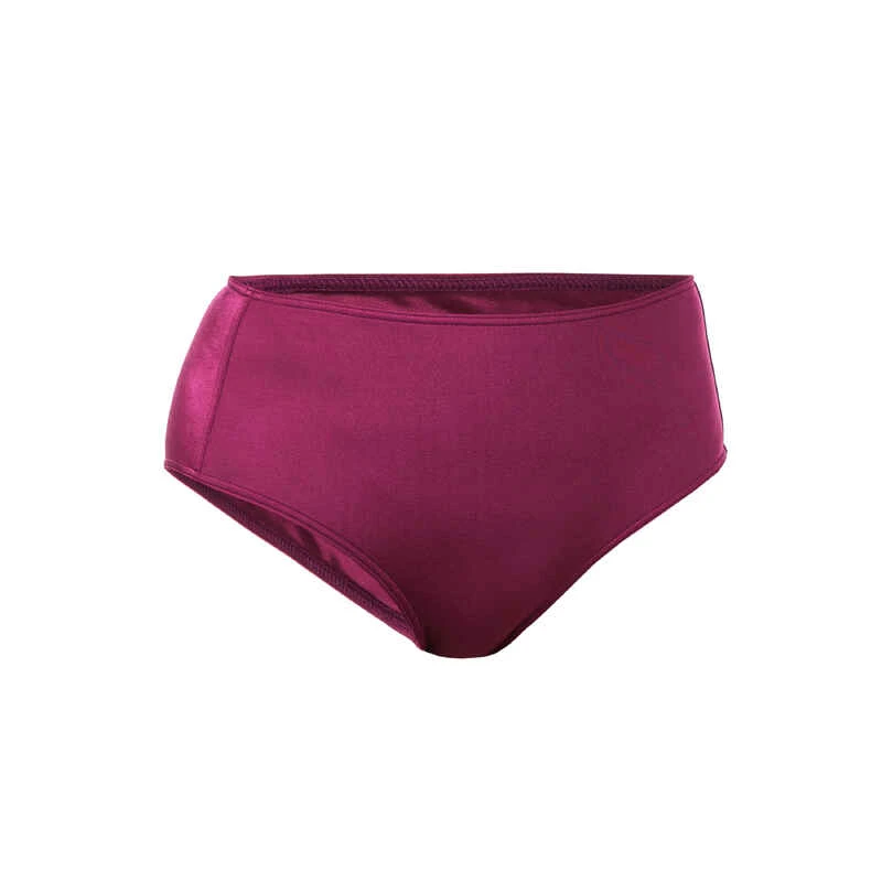 Bas De Maillot De Bain De Surf Femme Taille Haute ROMI ROUGE BORDEAUX 5 Bas De Maillot De Bain De Surf Femme Taille Haute ROMI ROUGE BORDEAUX – Image 3