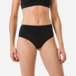 Bas De Maillot De Bain De Surf Femme Taille Haute ROMI NOIRE