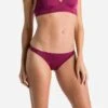 Bas De Maillot De Bain Femme ALY BORDEAUX Forme Classique Aux Bords Fins -ProSportif Boutique bas de maillot de bain femme aly marin blanc gris classique aux bords fins