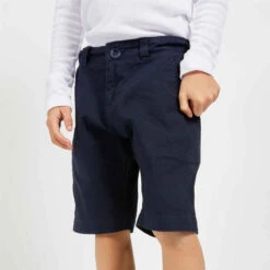 Tribord Bermuda Short De Voile SAILING 100 Enfant Garçon Bleu Foncé