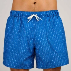 Boardshort Surf 100 15" Eco MICROTIF BLUE -ProSportif Boutique boardshort surf 100 15quote homme eco pop stripe bleu 6