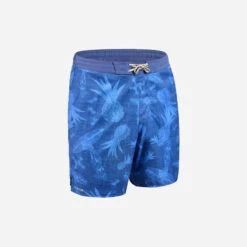 Boardshort Surf 100 Long Homme Eco SURFERGIRL Bleu