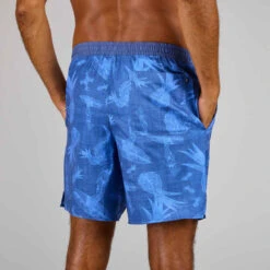 Boardshort Surf 100 Long Homme Eco SURFERGIRL Bleu -ProSportif Boutique boardshort surf 100 long homme eco surfergirl bleu 4