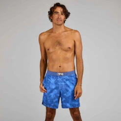 Boardshort Surf 100 Long Homme Eco SURFERGIRL Bleu -ProSportif Boutique boardshort surf 100 long homme eco surfergirl bleu 8
