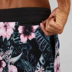 Boardshort Surf 500 17" HIBISCO CORAL -ProSportif Boutique boardshort surf 500 17quote homme good bleu 6