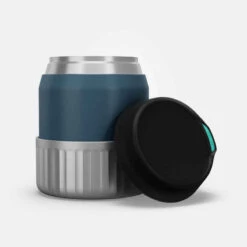 Quechua Boîte Alimentaire MH500 Isotherme Randonnée Inox 0,8L Bleu Avec Bol -ProSportif Boutique boite alimentaire mh500 isotherme randonnee inox 08l kaki avec bol 9