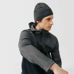 Kalenji BONNET CHAUD RUNNING RUN WARM + KAKI -ProSportif Boutique bonnet chaud running run warm noir chine 2