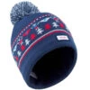 WEDZE BONNET DE SKI ENFANT - JACQUARD - BLEU MARINE -ProSportif Boutique bonnet de ski enfant jacquard bleu marine