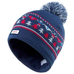 WEDZE BONNET DE SKI ENFANT - JACQUARD - BLEU MARINE -ProSportif Boutique bonnet de ski enfant jacquard bleu marine 3