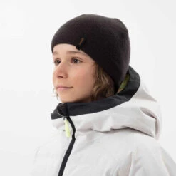 WEDZE BONNET DE SKI ENFANT - REVERSE - NOIR CAMEL -ProSportif Boutique bonnet de ski enfant reverse noir gris 11