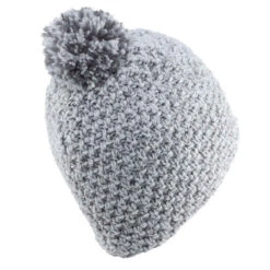 WEDZE BONNET DE SKI ENFANT - TIMELESS - GRIS CLAIR -ProSportif Boutique bonnet de ski enfant timeless rose 5