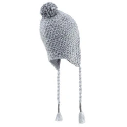 WEDZE BONNET DE SKI PÉRUVIEN ENFANT - TIMELESS - GRIS CLAIR -ProSportif Boutique bonnet de ski peruvien enfant timeless rose 4