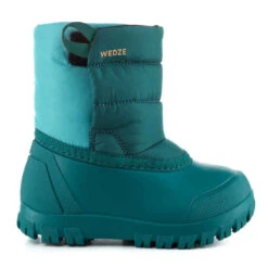 WEDZE Bottes De Neige Bébé, Après Ski Bébé WARM Turquoises -ProSportif Boutique bottes de neige bebe apres ski bebe warm turquoises 2