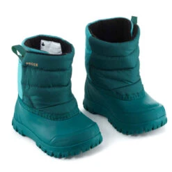 WEDZE Bottes De Neige Bébé, Après Ski Bébé WARM Turquoises -ProSportif Boutique bottes de neige bebe apres ski bebe warm turquoises 4