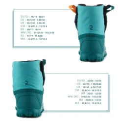 WEDZE Bottes De Neige Bébé, Après Ski Bébé WARM Turquoises -ProSportif Boutique bottes de neige bebe apres ski bebe warm turquoises 8