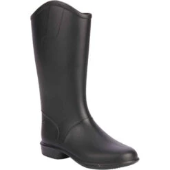 Bottes équitation Enfant 100 Noir