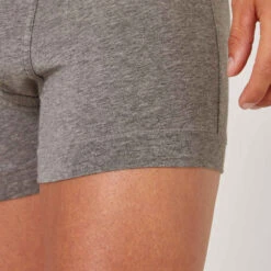 Boxer Fitness Droite Coton Majoritaire - 520 Gris -ProSportif Boutique boxer fitness droite coton majoritaire 520 gris 4