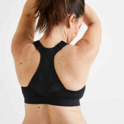 Brassière Fitness Grande Taille Maintien Élevé 960 Noire -ProSportif Boutique brassiere fitness grande taille 960 5