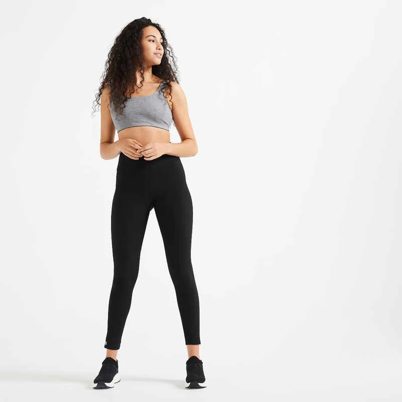 Brassière Fitness Maintien Léger 120 Grise 4 Brassière Fitness Maintien Léger 120 Grise – Image 2