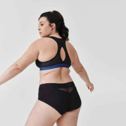 Kalenji BRASSIERE RUNNING ZIP MAINTIEN ELEVE -ProSportif Boutique brassiere running zip grise pourpre 5