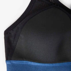 Kalenji BRASSIERE RUNNING ZIP MAINTIEN ELEVE -ProSportif Boutique brassiere running zip grise pourpre 6