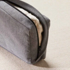 BRIQUE / COUSSIN DE YOGA GRISE EN TISSU -ProSportif Boutique brique slash coussin de yoga grise en tissu 3