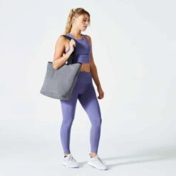 Cabas De Sport Réversible 25L Gris Et Ecru -ProSportif Boutique cabas de sport reversible 25l gris et ecru 2