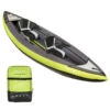 CANOE KAYAK GONFLABLE DE RANDONNEE 1/2 PLACES VERT -ProSportif Boutique canoe kayak gonflable de randonnee 1slash2 places vert
