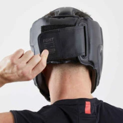 CASQUE DE BOXE ADULTE OUVERT 900 NOIR -ProSportif Boutique casque de boxe adulte ouvert 900 noir 3